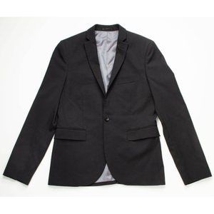 TOPMAN SUIT JACKET - BLACK 38R - CLASSIC FIT AND LOOK